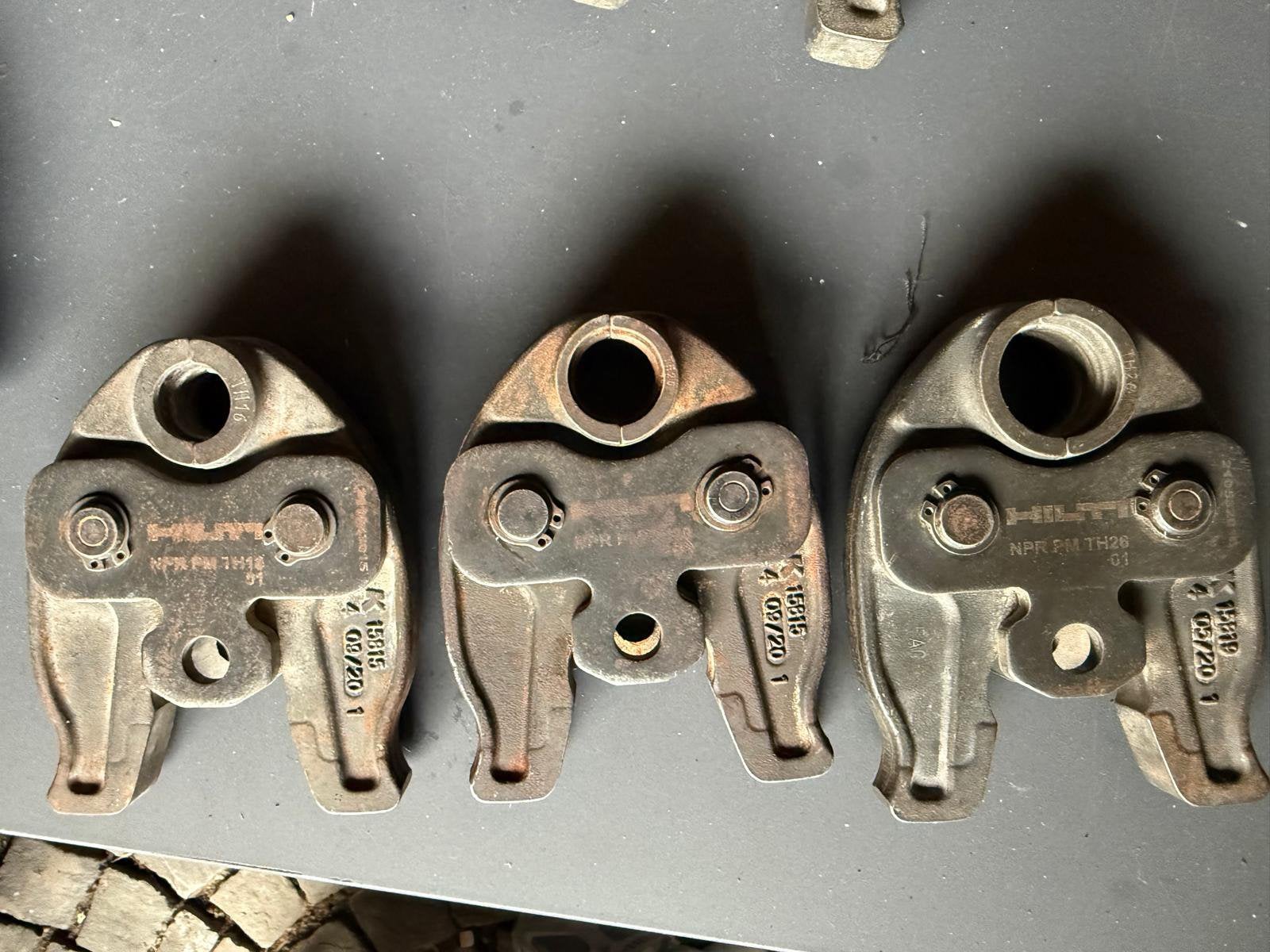 Hilti persbekken TH16/20/26, Ophalen of Verzenden, Gebruikt