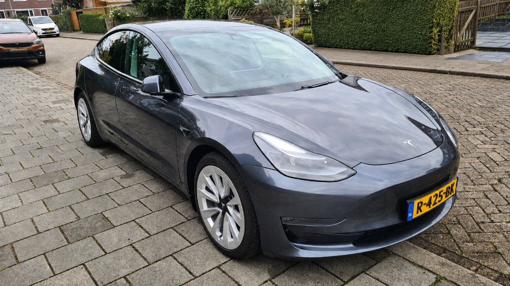 Tesla Model 3 2021 Long Range Dual Motor AWD warmtepomp, Auto's, Automaat, Zwart, Elektrisch, 351 pk
