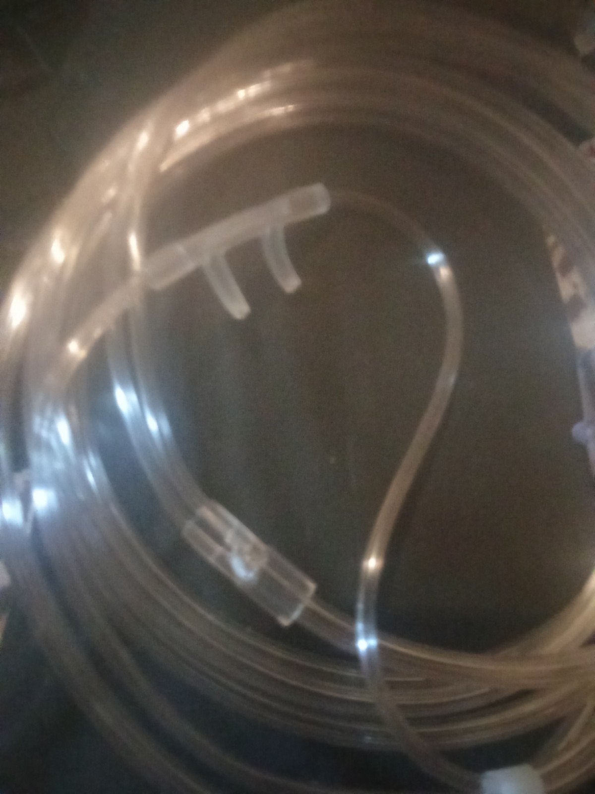 zuurstof slangetjes, Ophalen