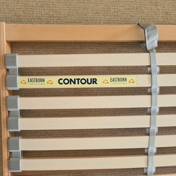 eastborn lattenbodems 90x200 contour vast 2 stuks, Ophalen, 90 cm, Eenpersoons, Zo goed als nieuw