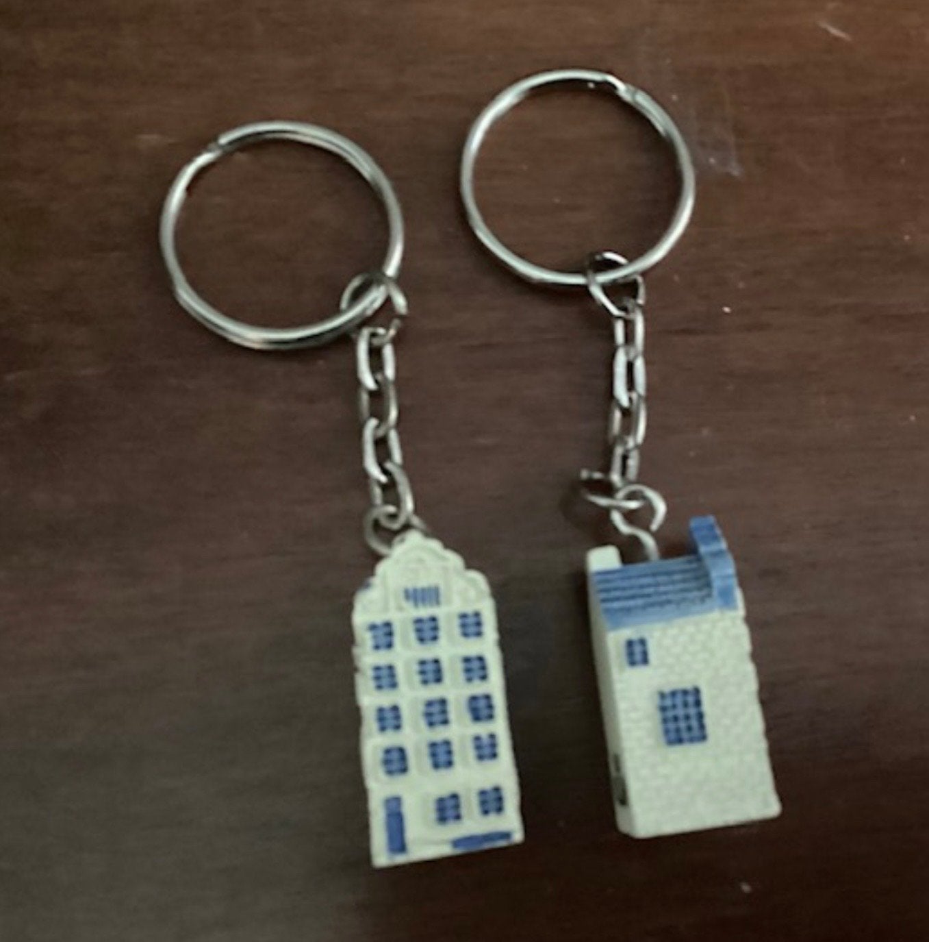 Sleutelhanger KLM huisje - Set van 2, Ophalen of Verzenden, Nieuw