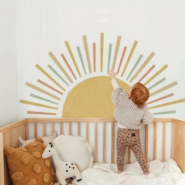 Grote muur sticker set Sunshine