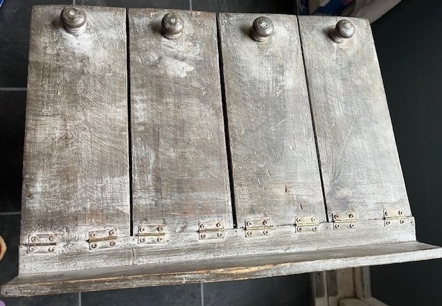 Vintage houten brievenbak, Meerdere vakken, Overige typen, Nieuw, Hout
