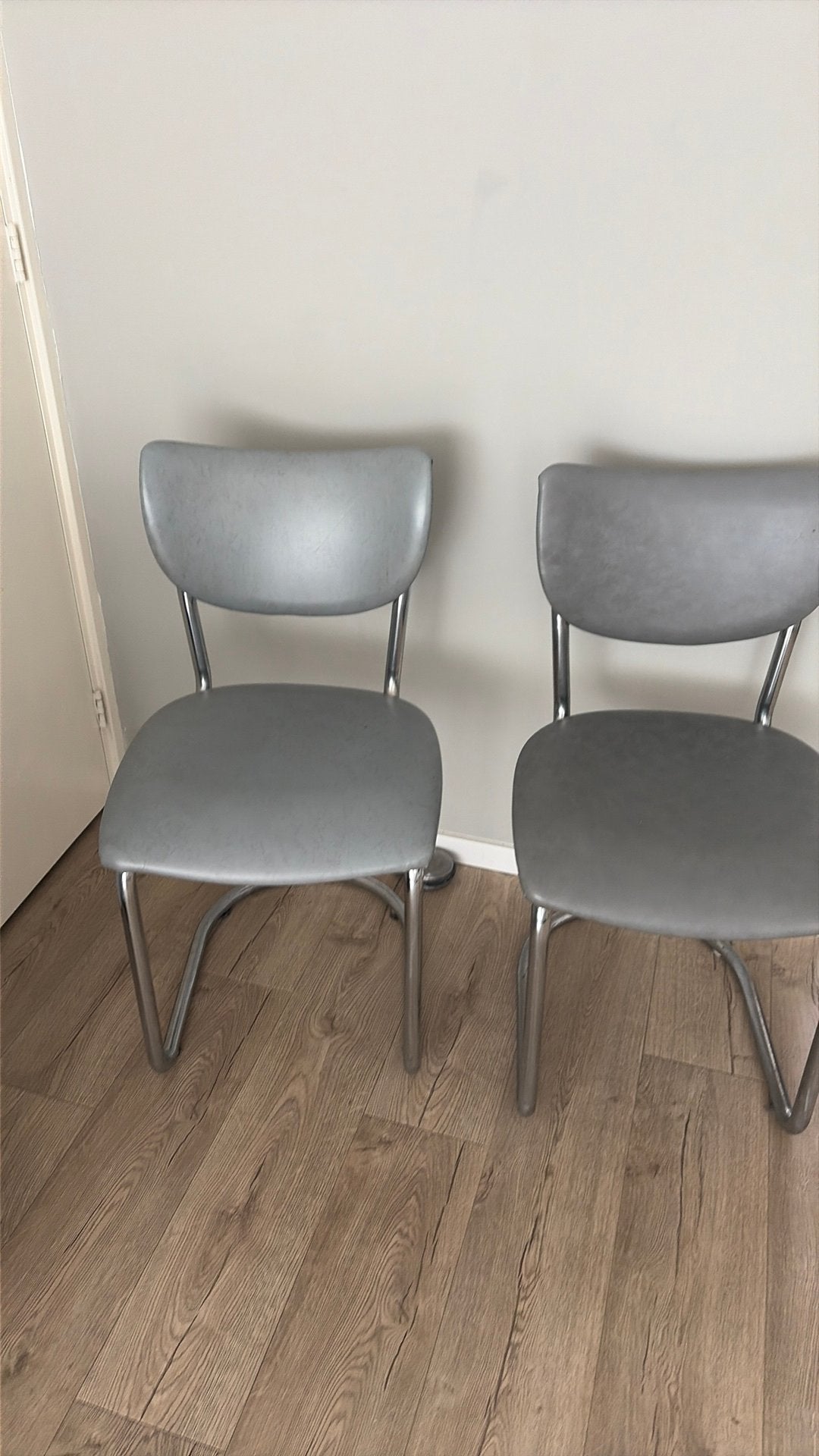 Gebroeders De Wit 2011 stoelen vintage, Huis en Inrichting, Stoelen, Ophalen, Gebruikt, Drie, Zwart