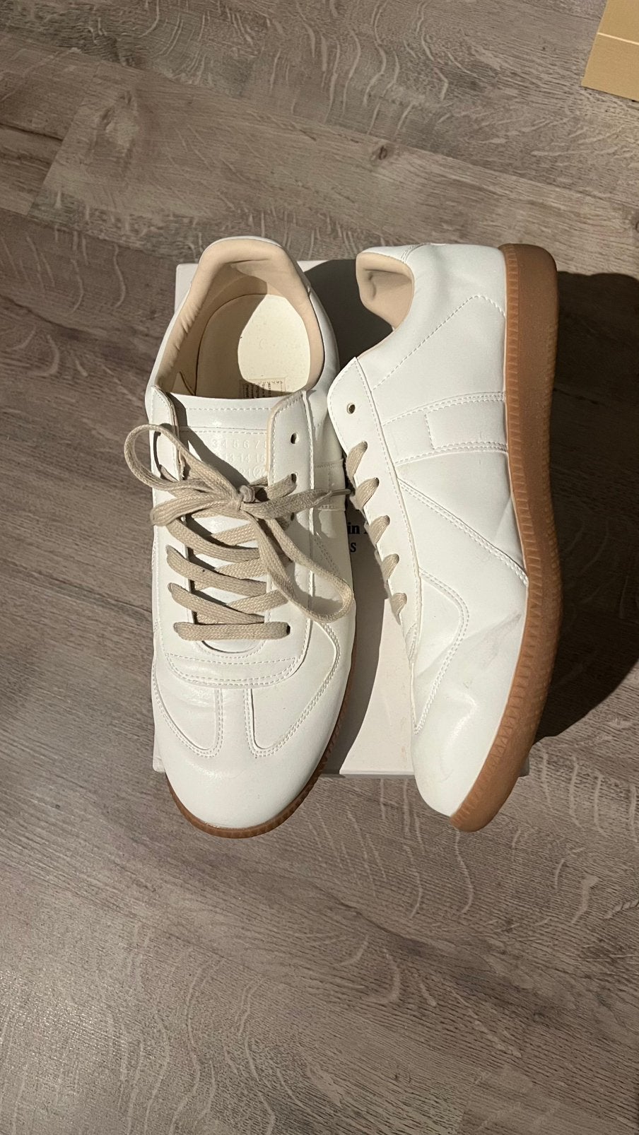 Maison margiela gats, Verzenden, Wit, Zo goed als nieuw, Veterschoenen