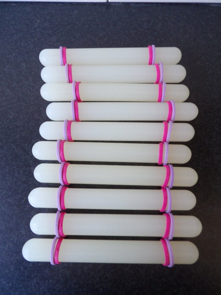 nieuw en z.g.a.n 10x rolstok 22 cm (incl 2 maten ringen), Ophalen of Verzenden, Nieuw, Taarten of Cupcakes, Overige typen