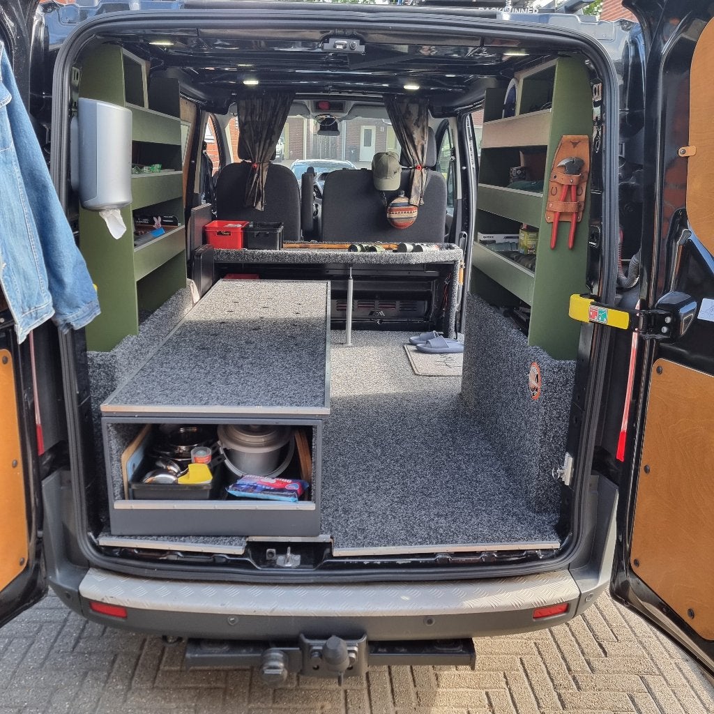 uitschuifbaar bed voor in bestelbus, Ophalen, Gebruikt