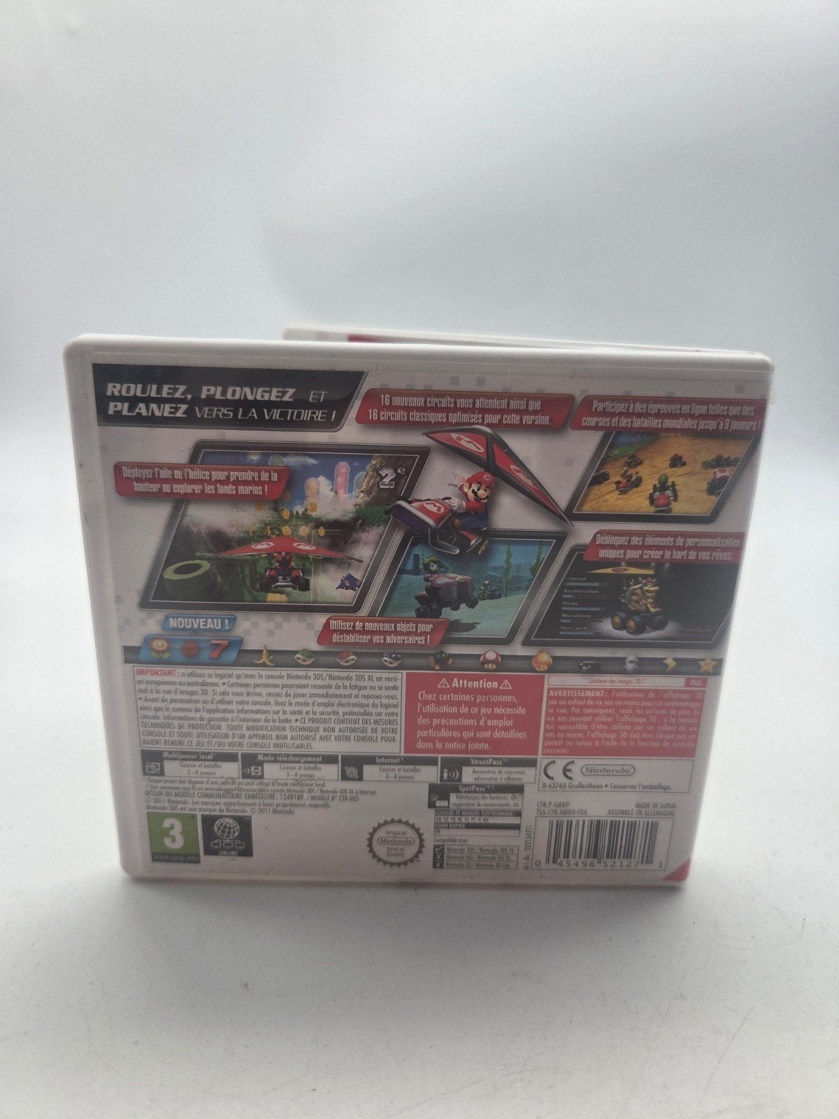 Mario Kart 7 - Nintendo 3DS, Spelcomputers en Games, Games | Nintendo 2DS en 3DS, Nintendo, Online, Racen en Vliegen, Zo goed als nieuw