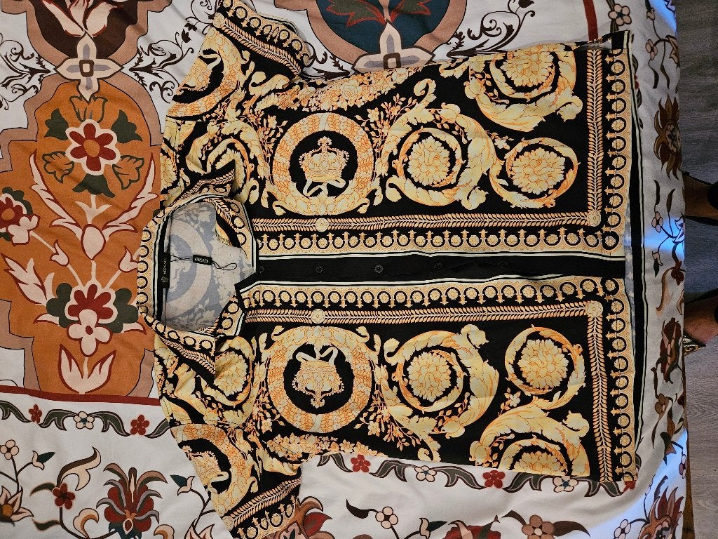Versace overhemd, Nieuw, Halswijdte 39/40 (M), Versace, Meerkleurig