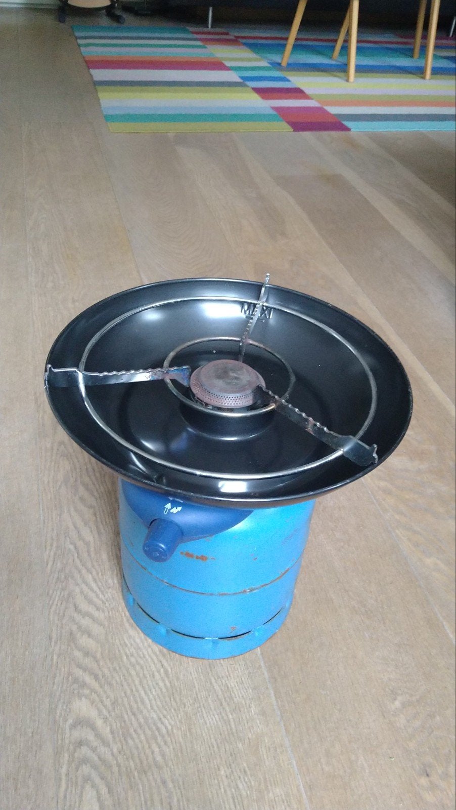 Campingaz gasfles met gasbrander, Ophalen, Gebruikt