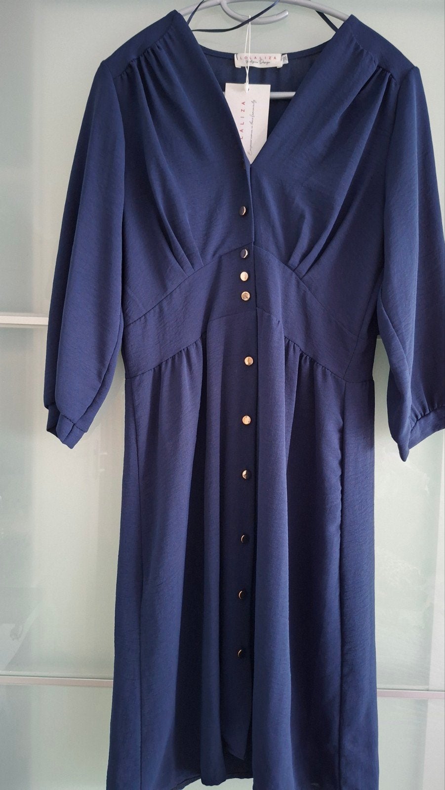 Nieuwe LolaLiza tuniek met knoopjes - Maat 38, Maat 38/40 (M), Blauw, Nieuw, Ophalen of Verzenden