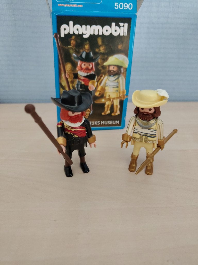 Playmobil Rijksmuseum Nachtwacht (set 5090), Complete set, Ophalen of Verzenden, Zo goed als nieuw, Figuren