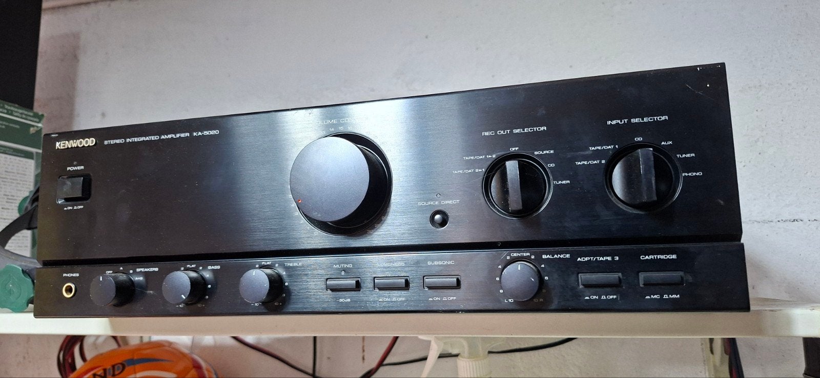 Kenwood KA-5020 Stereo Geïntegreerde Versterker, Ophalen, Gebruikt, Stereo, 60 tot 120 watt