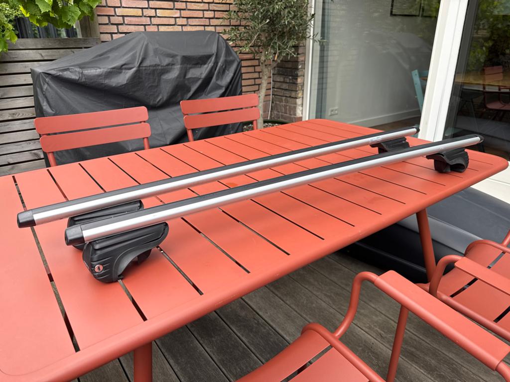 Hapro Cronos 125 ALU Dakdragers - ALLEEN A VOET, Auto diversen, Dakdragers, Ophalen, Gebruikt