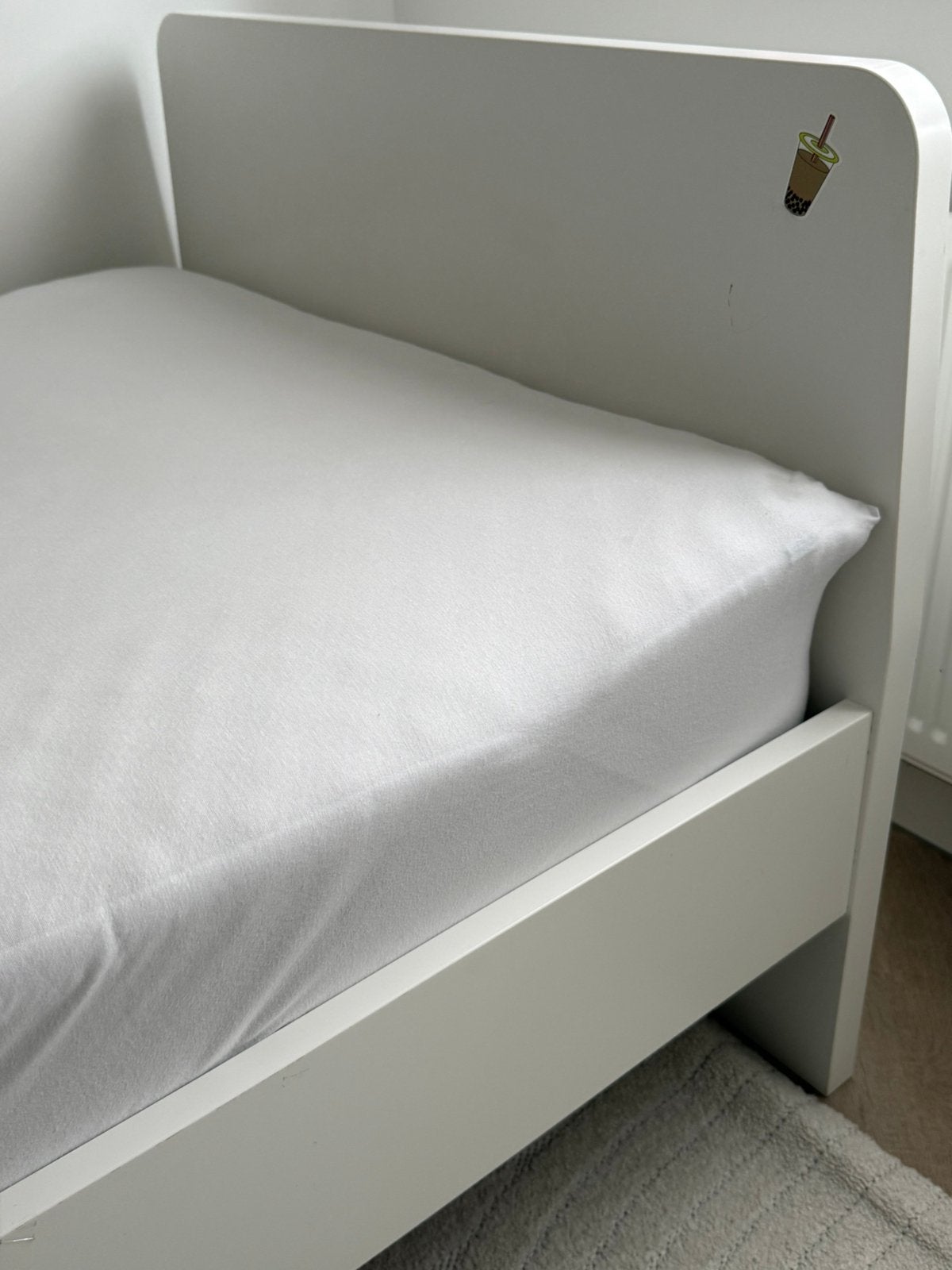 Eenpersoonsbed 2x, Ophalen, 90 cm, Eenpersoons, Wit