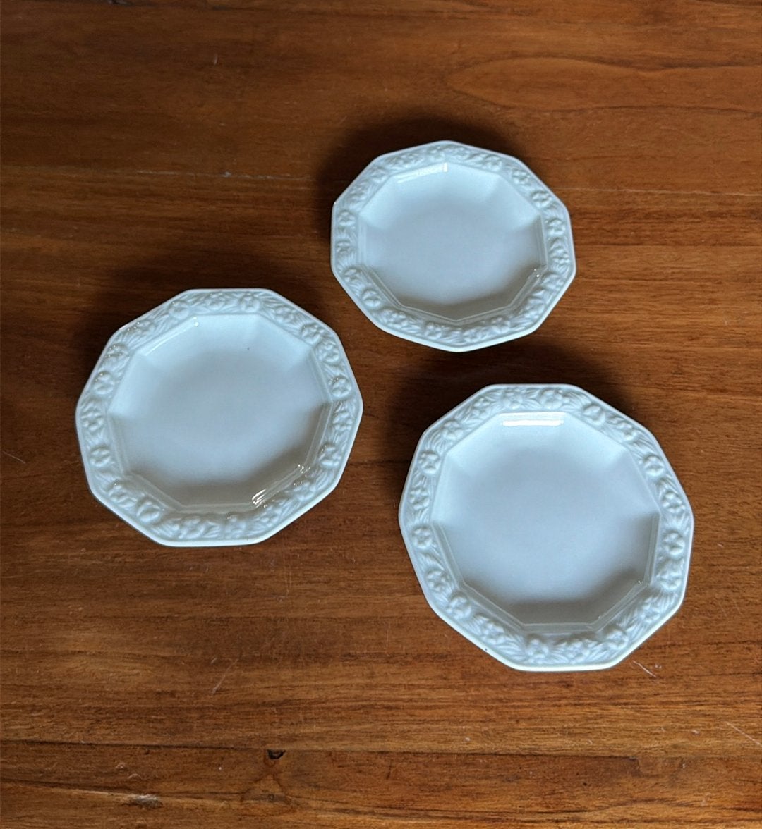 3 Rosenthal Maria Weiss petitfour bordjes, Klassiek, Ophalen of Verzenden, Zo goed als nieuw, Bord(en)
