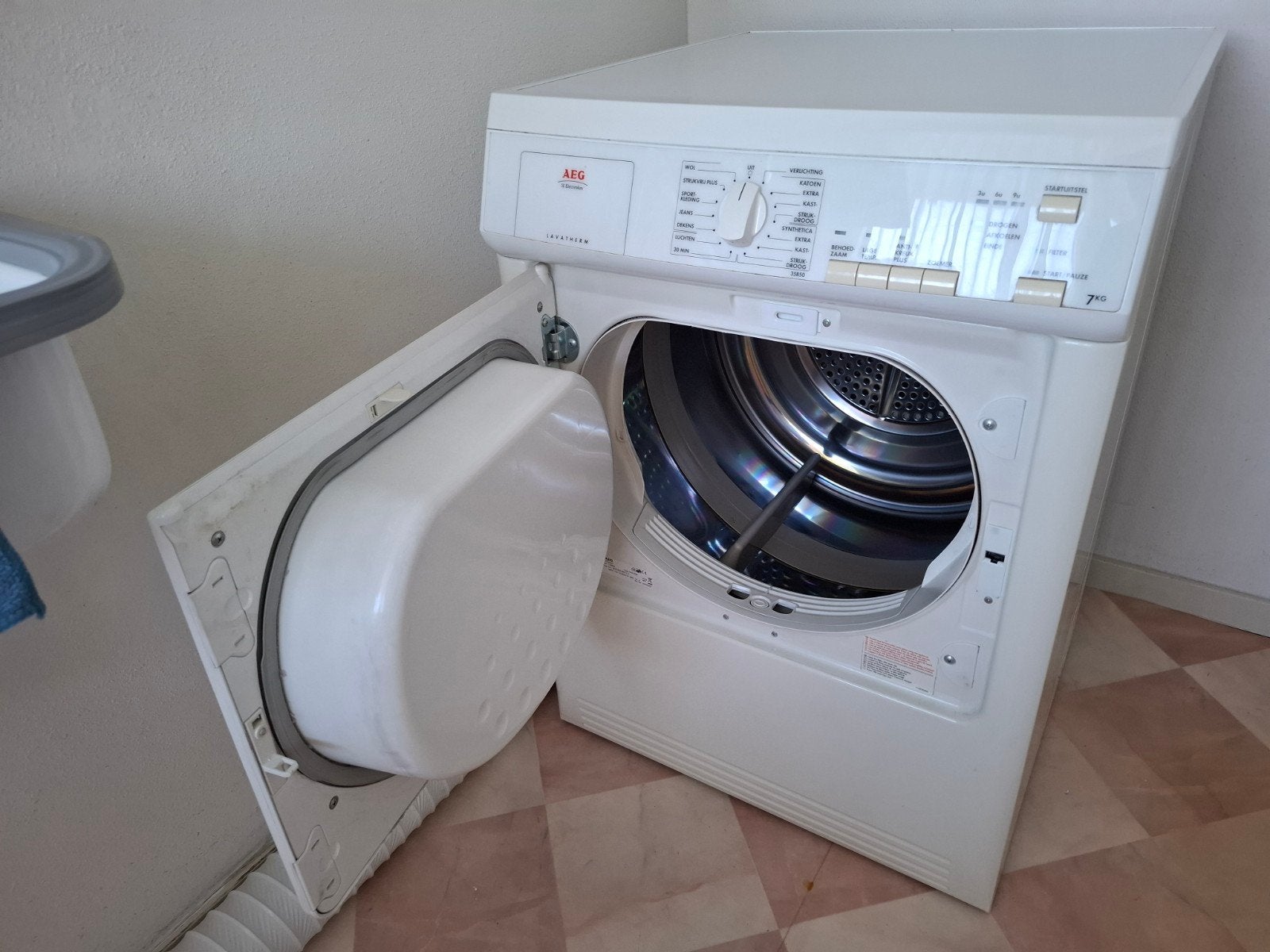AEG Lavatherm 7kg Luchtafvoer Wasdroger - Gebruikt, Witgoed en Apparatuur, Wasdrogers, Ophalen of Verzenden