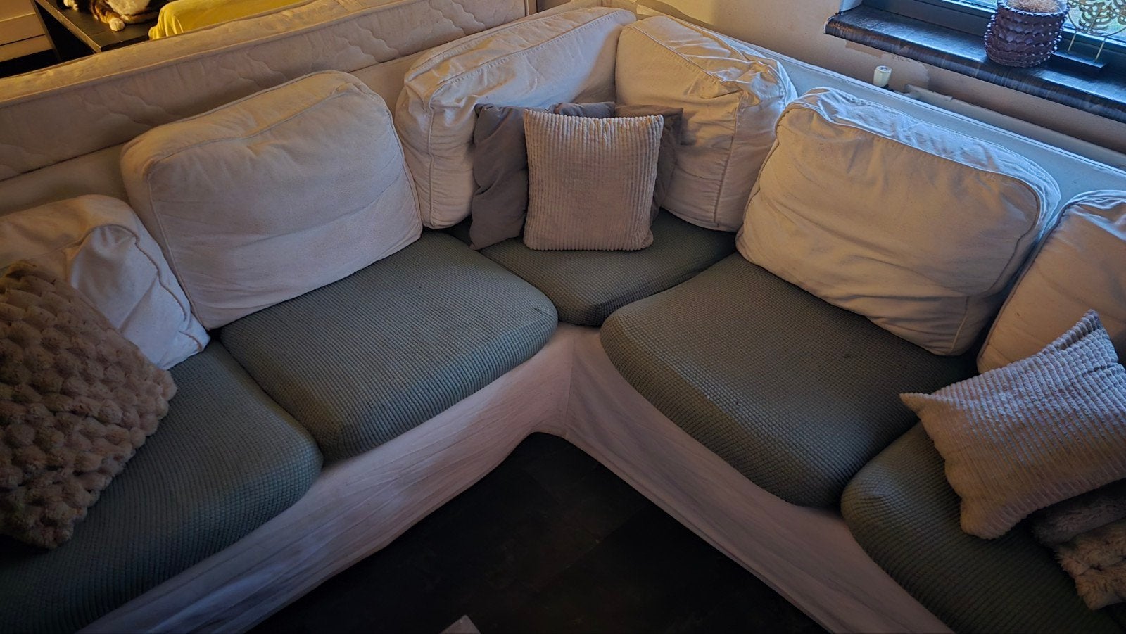 gratis ikea ektorp hoekbank, Ophalen, Gebruikt