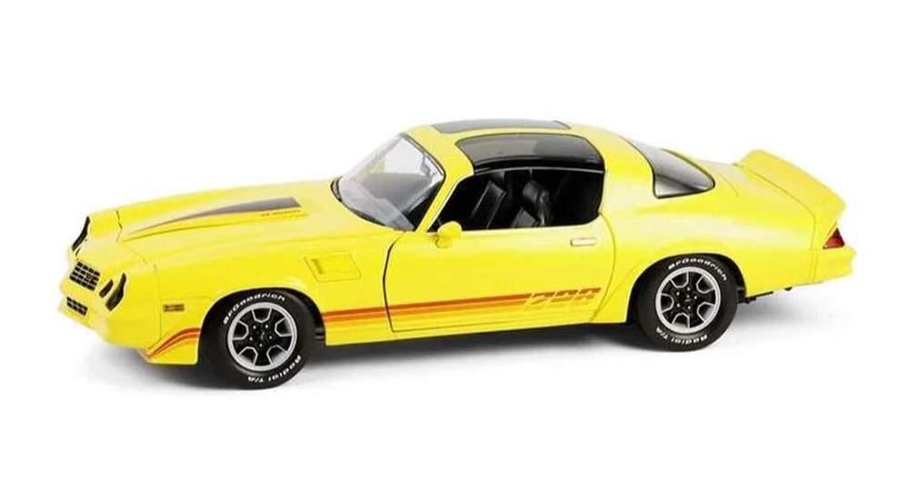 Chevrolet Camaro Z28 1980 T-Tops Geel 1-18 Greenlight Collec, Overige merken, Tschuiten@hotmail.com, Duitsland, Auto