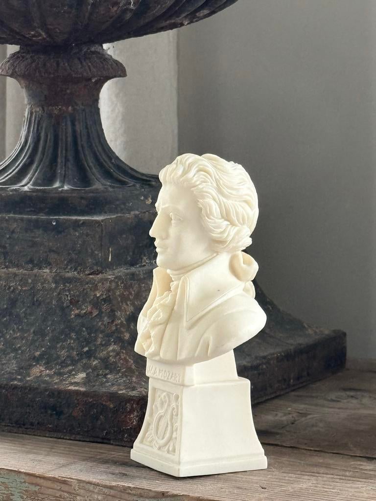 Buste beeldje Mozart ✔️SALE, Ophalen of Verzenden, Gebruikt, Mens