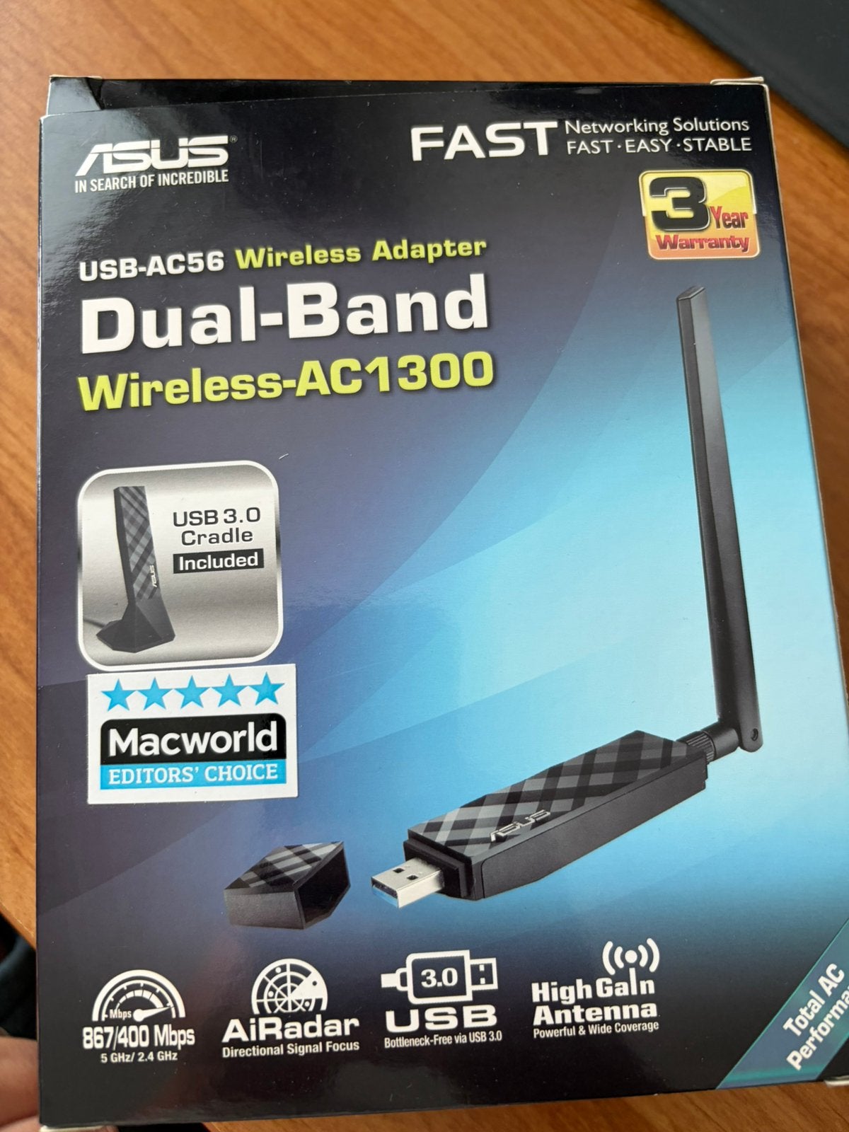 Asus USB-AC56 Wireless adapter, Ophalen, Gebruikt