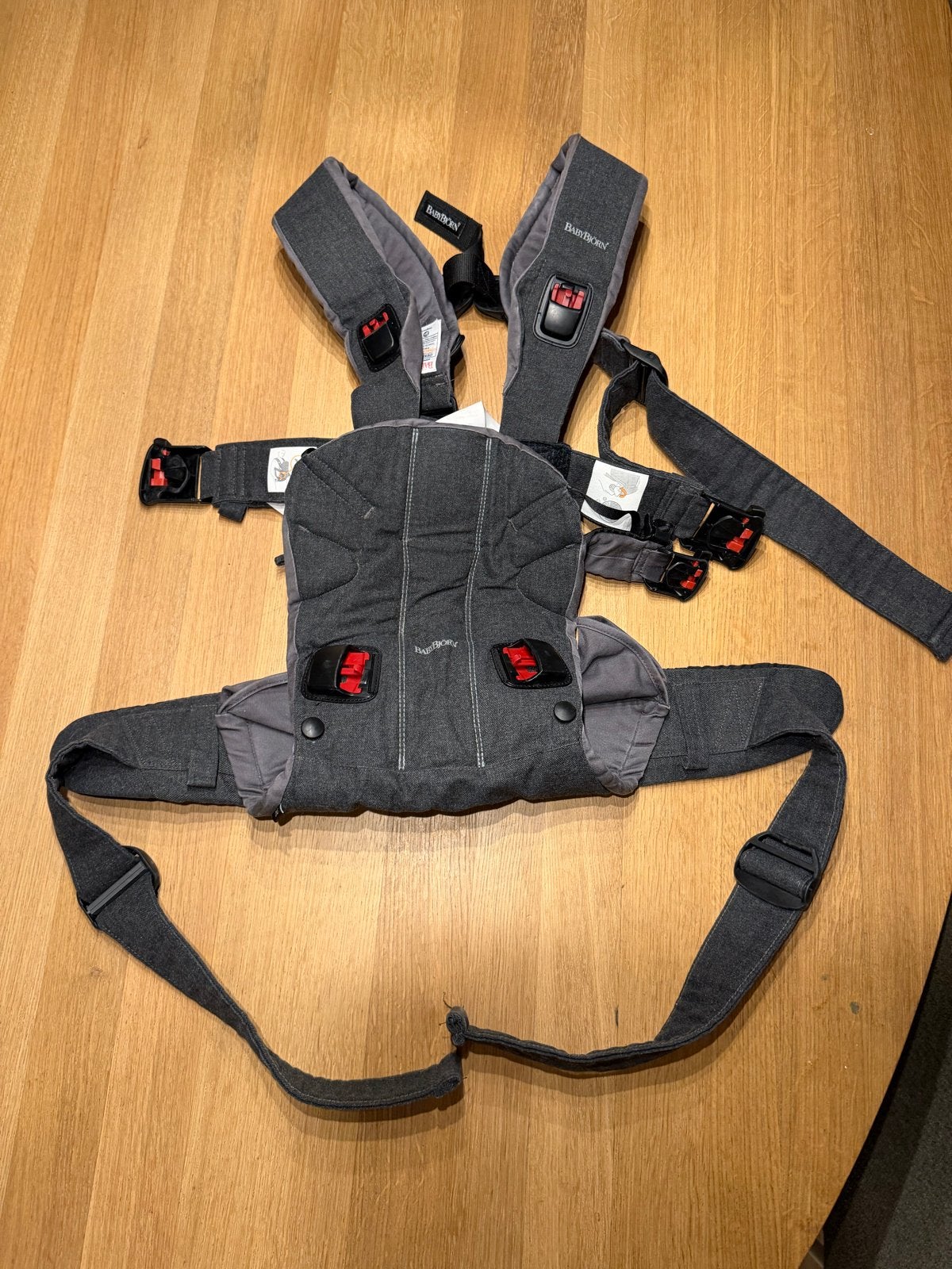 BabyBjörn Draagzak Carrier One - Grijs, Buik of Rug, Ophalen of Verzenden, Zo goed als nieuw, Baby Björn