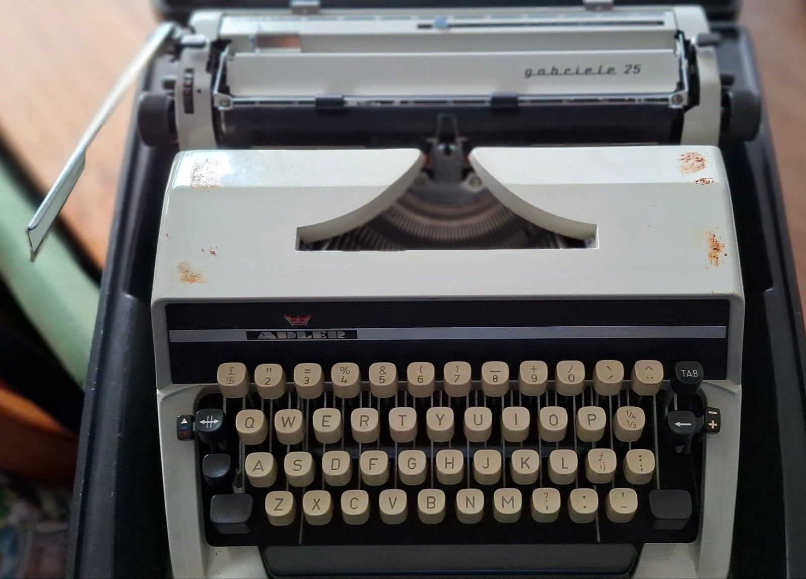 Typemachine in koffer, Diversen, Ophalen, Gebruikt