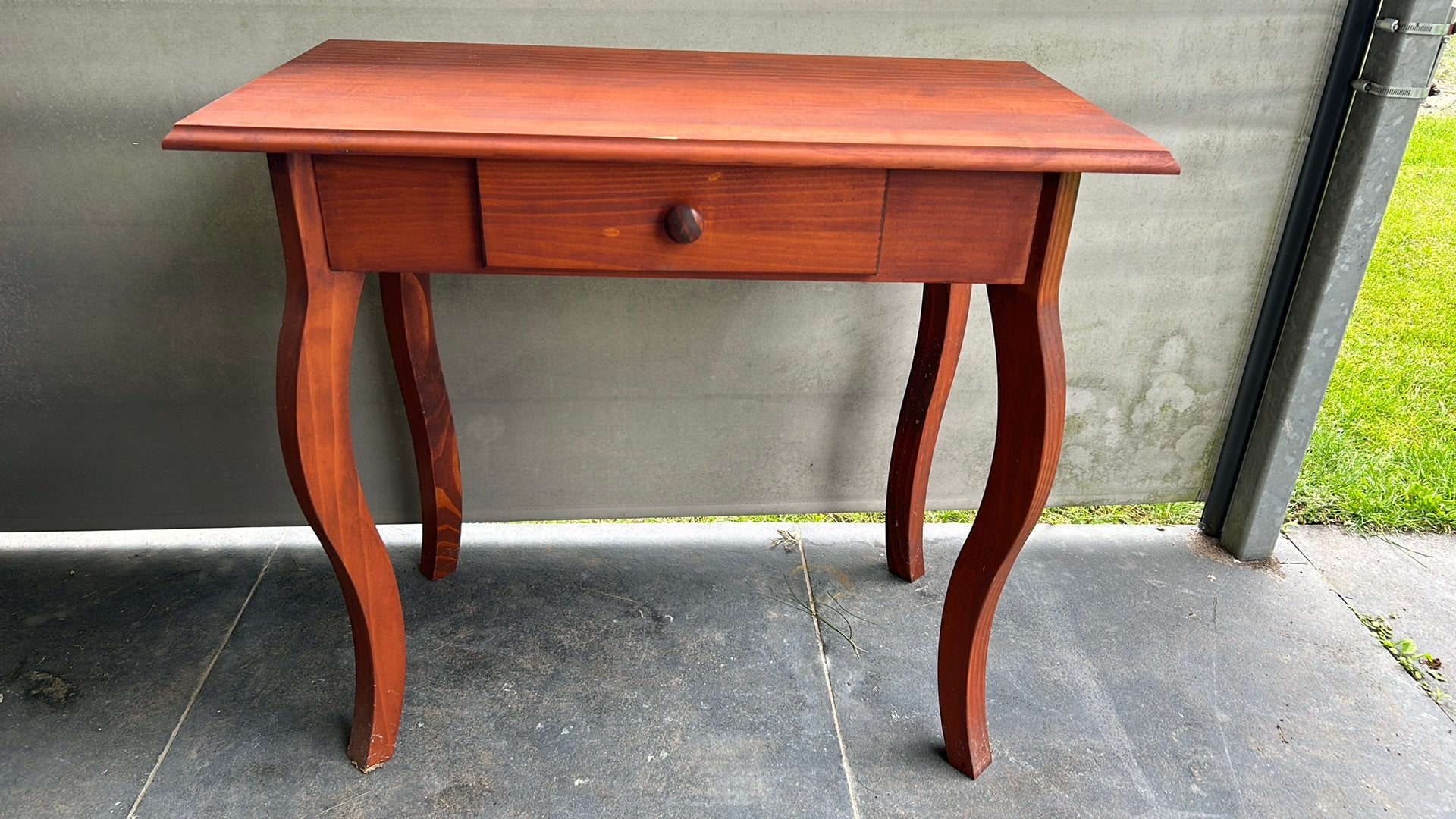 Houten sidetable haltafel 83x45cm, Ophalen, 100 tot 150 cm, 50 tot 100 cm, Zo goed als nieuw