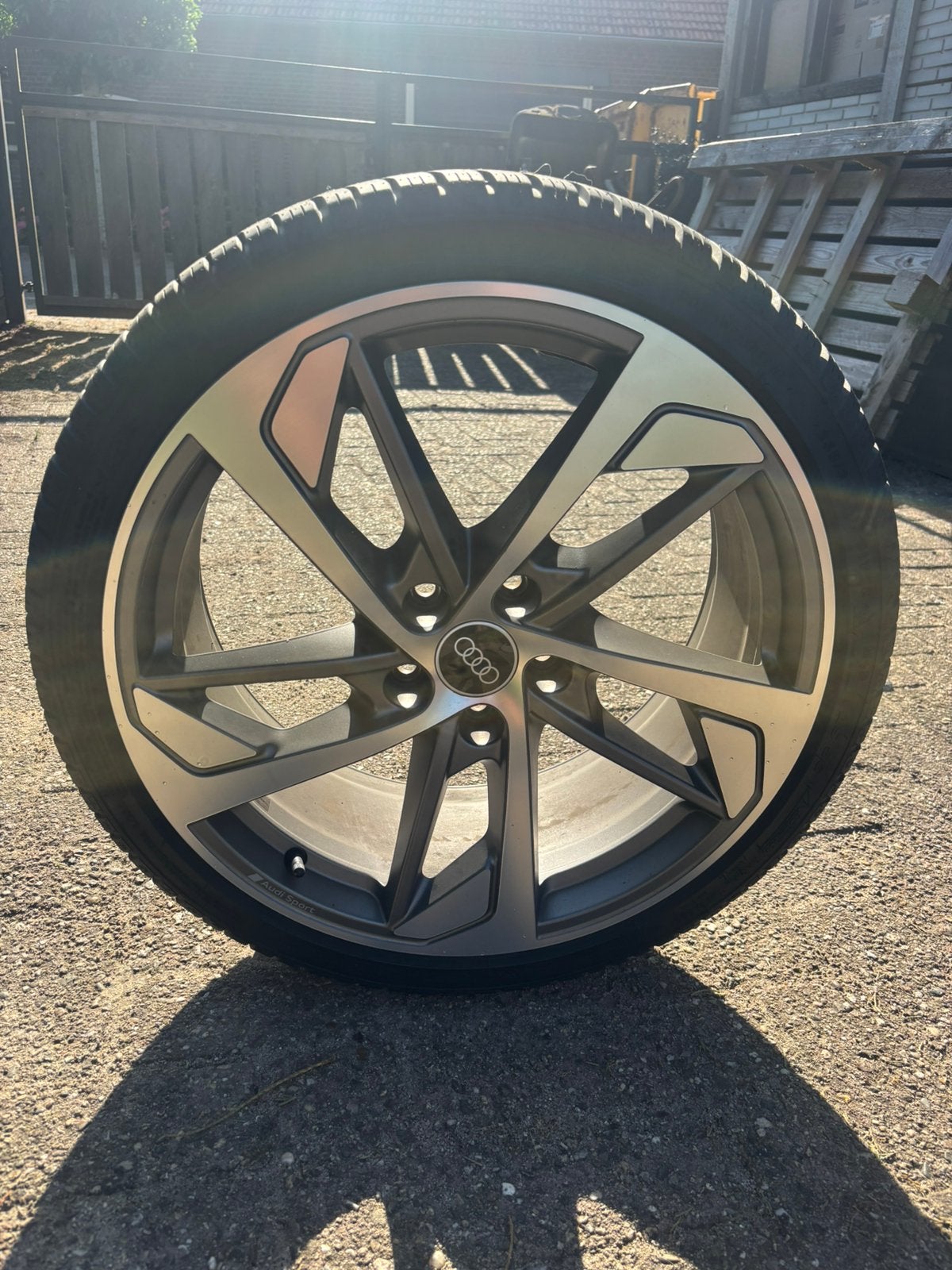 Audi a3 velgen (4 seizoenen) zo goed als nieuw 19inch, Auto-onderdelen, Banden en Velgen, Nieuw, 205 mm, All Season