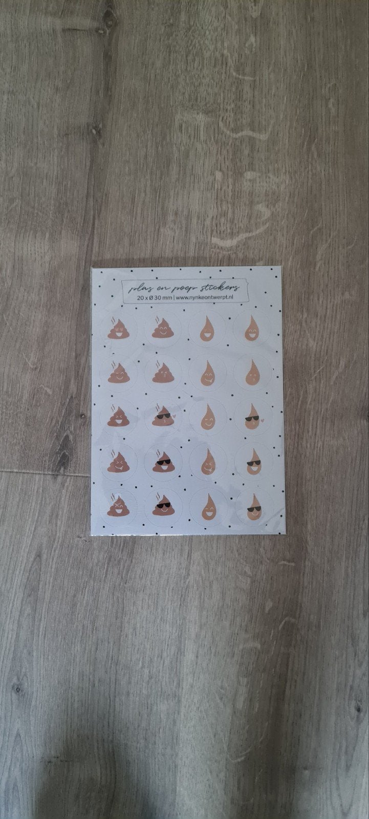 Grappige plas- en poepstickers - 20 stuks, Ophalen of Verzenden, Nieuw
