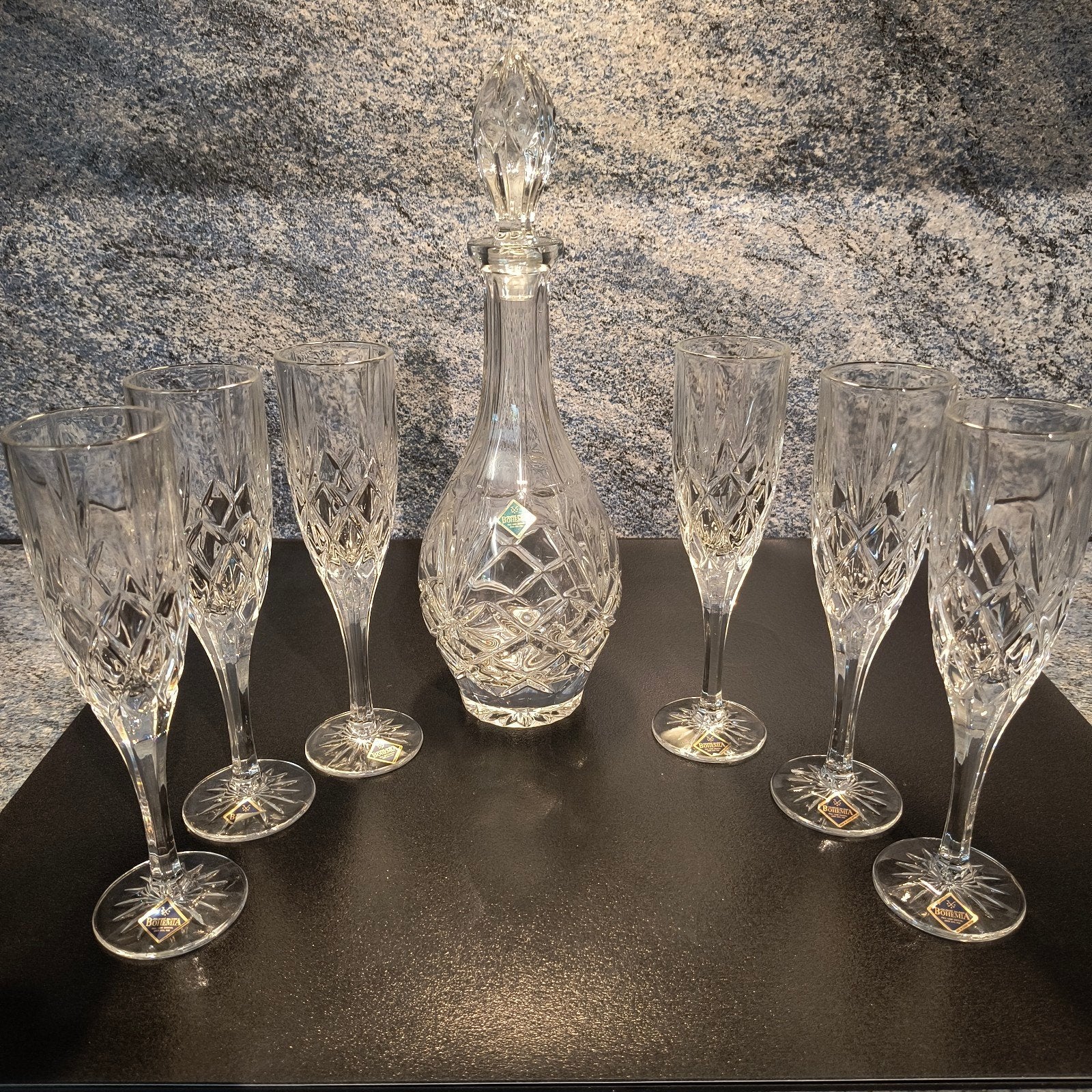 Bohemia kristal, Antiek en Kunst, Antiek | Glas en Kristal, Ophalen of Verzenden