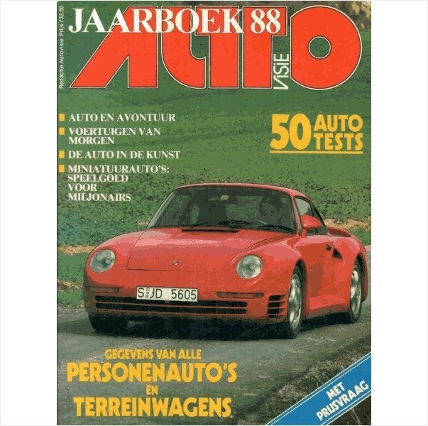 Autovisie Jaarboek 1988 #1 Nederlands, Ophalen of Verzenden, Gelezen, Algemeen