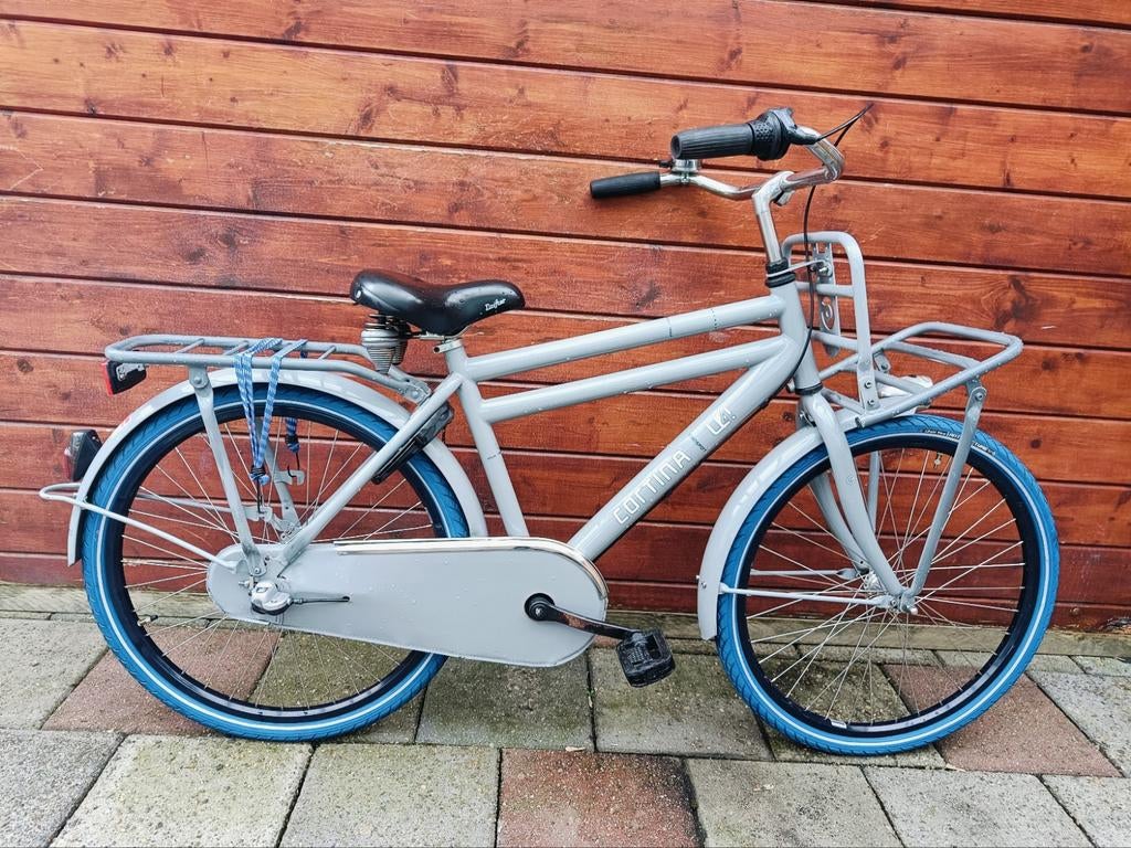 Prachtige Cortina U4 Transporter 24 inch jongensfiets met 3V, Ophalen, Terugtraprem, 24 inch, Cortina U4 Transport