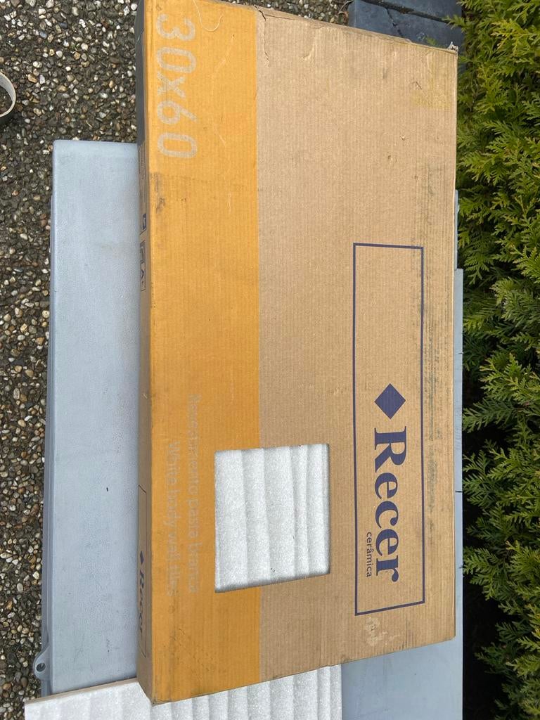 Recer Ceramica Alliance 3D Grey wandtegels (7 stuks), Doe-het-zelf en Verbouw, 60 cm of meer, Nieuw, Ophalen of Verzenden, Minder dan 5 m²