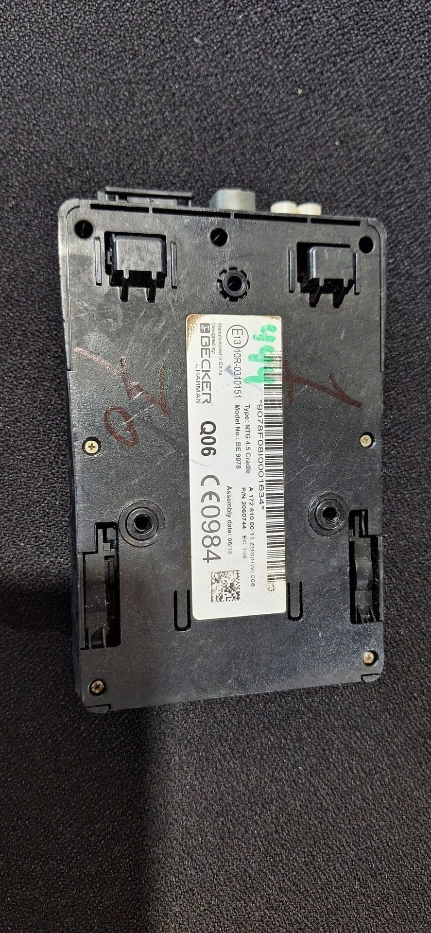 Becker MAP PILOT Cradle Houder Mercedes NTG4.5 A1728100011 B, Gebruikt, -, -, Ophalen of Verzenden