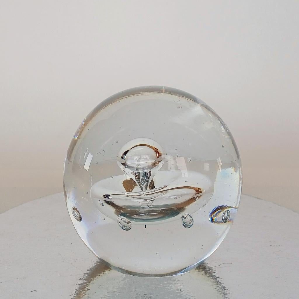 Presse-papier Paperweight Glasobject Leerdam, Antiek en Kunst, Ophalen of Verzenden