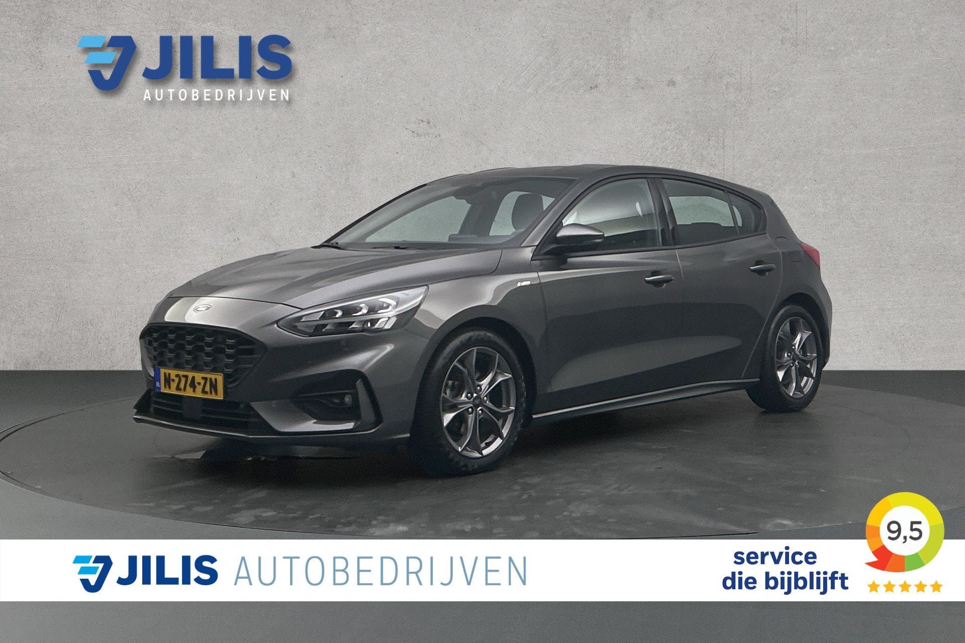 Ford Focus 1.0 EcoBoost ST Line Business | Camera | LED kopl, Auto's, Ford, Stof, Gebruikt, Euro 6, Origineel Nederlands