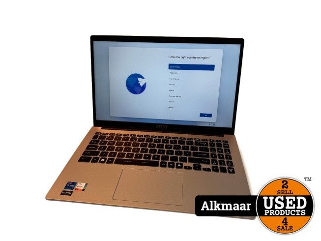 MSI Modern 15 F13MG-017ML 15,6" Laptop | i7 | 16GB | 512GB |, MSI, Zo goed als nieuw, Support@msi.com, No. 69, Lide St., Zhonghe Dist.
New Taipei City 235
Taiwan