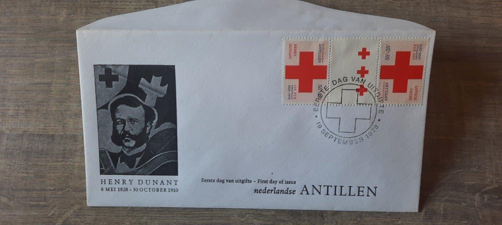 Nederlandse Antillen FDC Rode Kruis, Ophalen of Verzenden