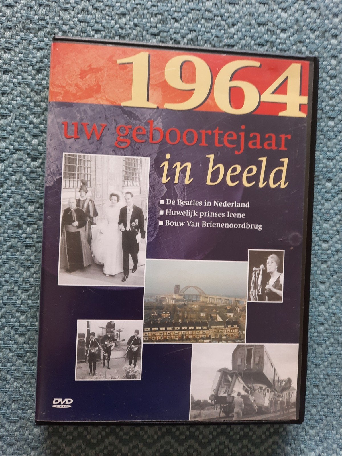 1964: Uw Geboortejaar in Beeld DVD - Nieuwstaat, Alle leeftijden, Ophalen of Verzenden, Zo goed als nieuw, Politiek of Geschiedenis
