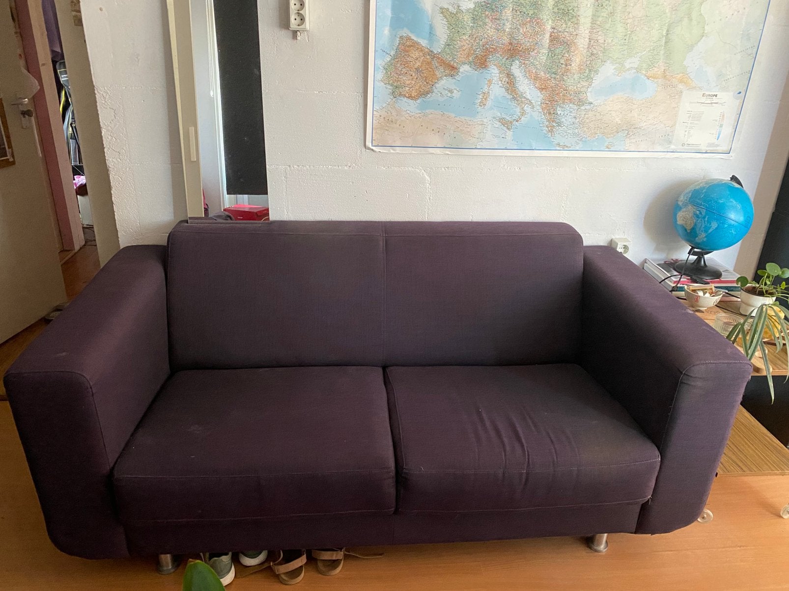Bank 180cm, beschikbaar tot en met 2 juli!, Huis en Inrichting, Banken | Bankstellen, Ophalen, Gebruikt, 150 tot 200 cm, Tweepersoons