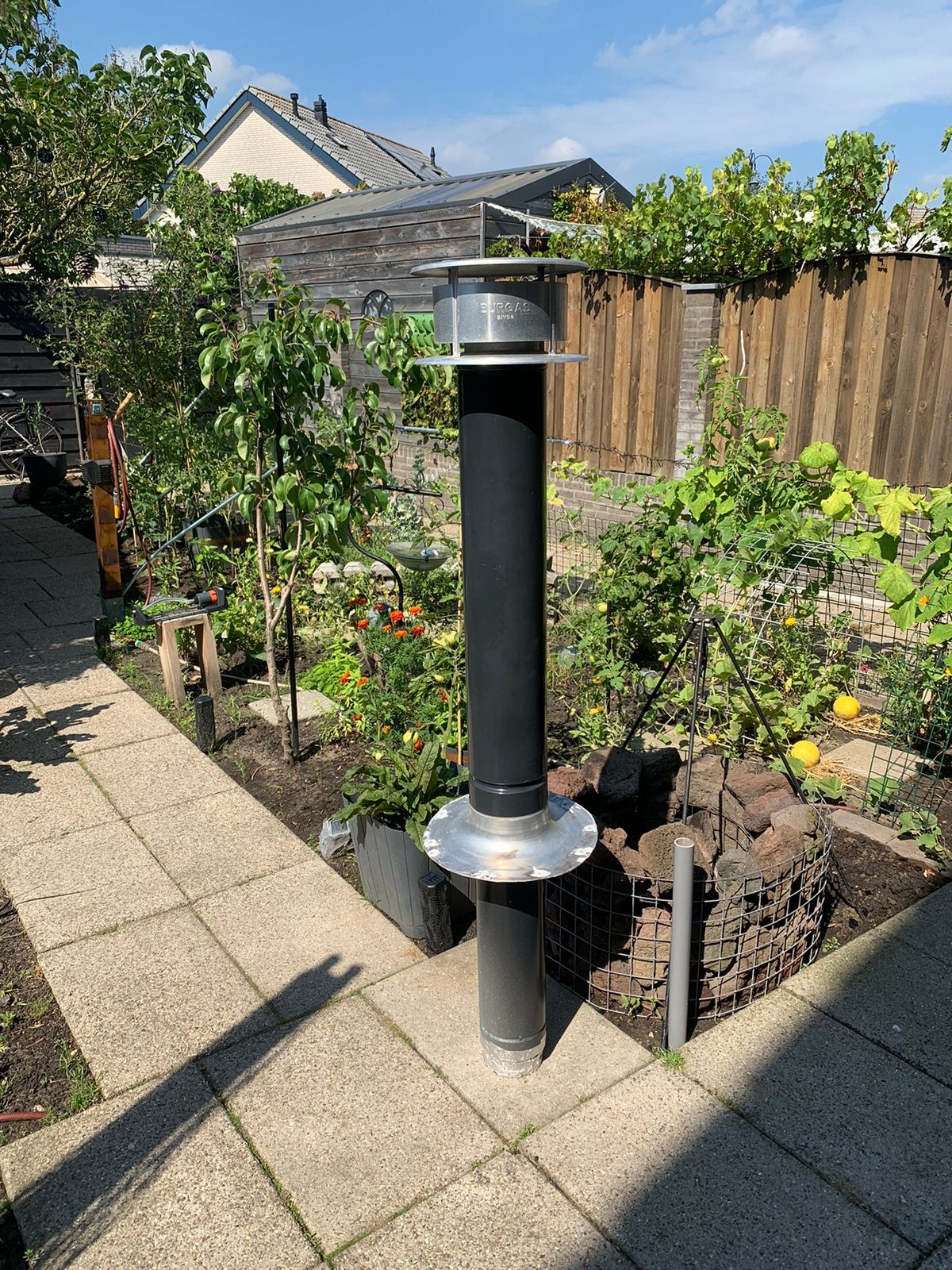 Rook gas afvoer voor een Geiser, Ophalen, Zo goed als nieuw