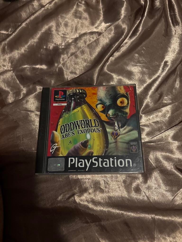 Oddworld Abe's Exoddus PlayStation 1 PAL, Spelcomputers en Games, Games | Sony PlayStation 1, Avontuur en Actie, Gebruikt, 1 speler
