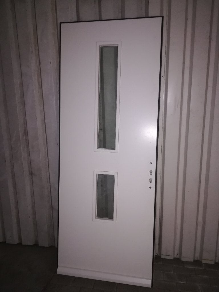 Hardhouten voordeuren gegrond, Ophalen, Gevelraam of Ruit, Minder dan 80 cm, Nieuw