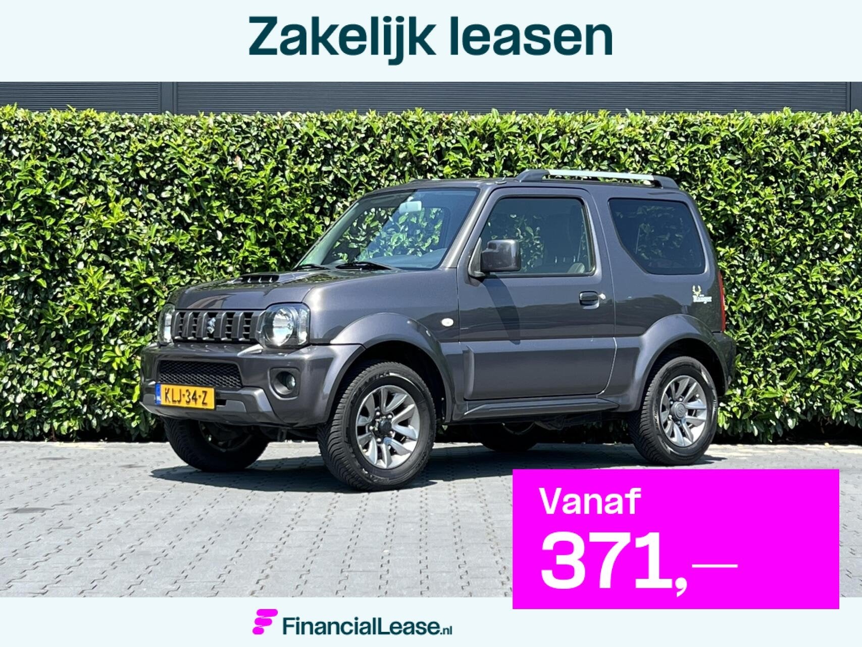Suzuki Jimny 1.3 Exclusive RANGER, LEDER, AIRCO, STOELVERWAR, 86 pk, Gebruikt, Zwart, 4 stoelen