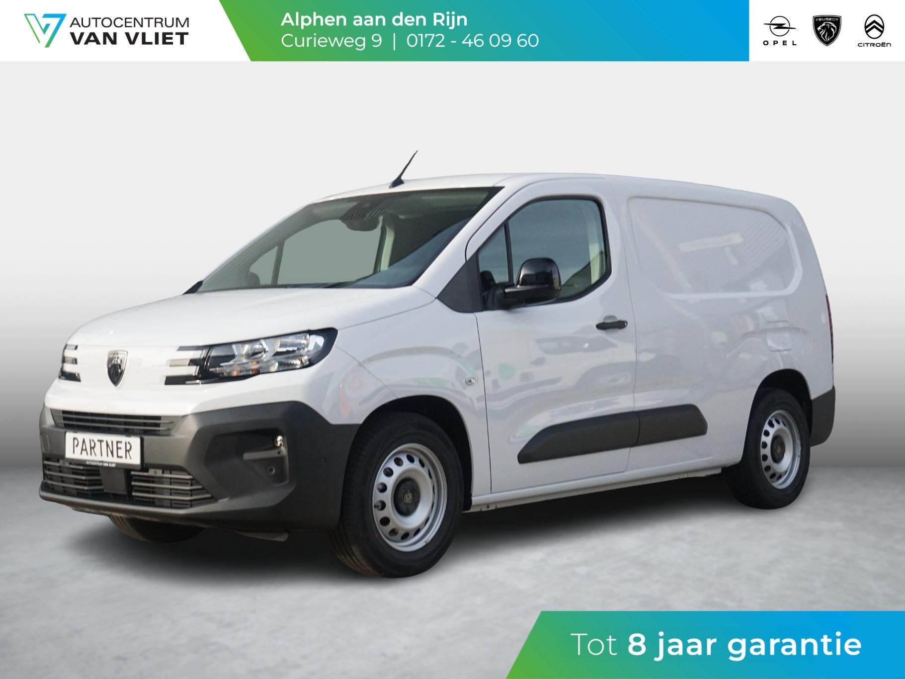 Peugeot e-Partner L2 50 kWh | 8 jaar garantie | camera | App, Met garantie (alle), Wit, Origineel Nederlands, Nieuw