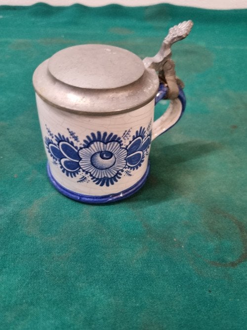bierpul mini delfts blauw aardewerk vintage, Ophalen of Verzenden, 'T Olde Gre-j, Info@toldegrej.nl, Endepoelstraat 20f Didam