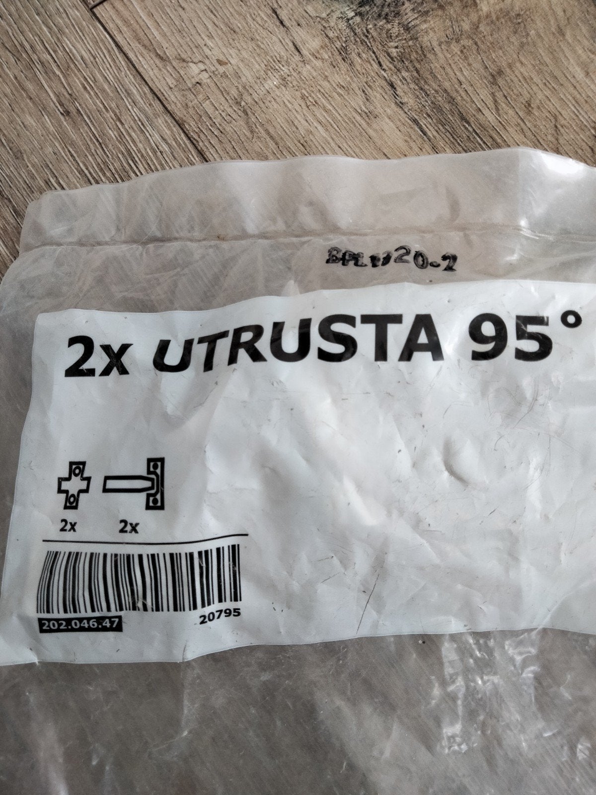IKEA UTRUSTA 95 Scharnier (één stuk), Ophalen of Verzenden, Nieuw, Scharnier