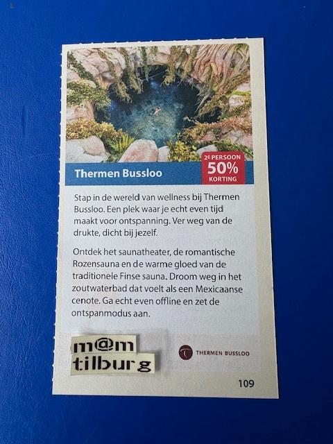Thermen Bussloo 2e persoon 50% korting tot 1-7-2027, Tickets en Kaartjes, Drie personen of meer, Kortingsbon, Spa of Sauna