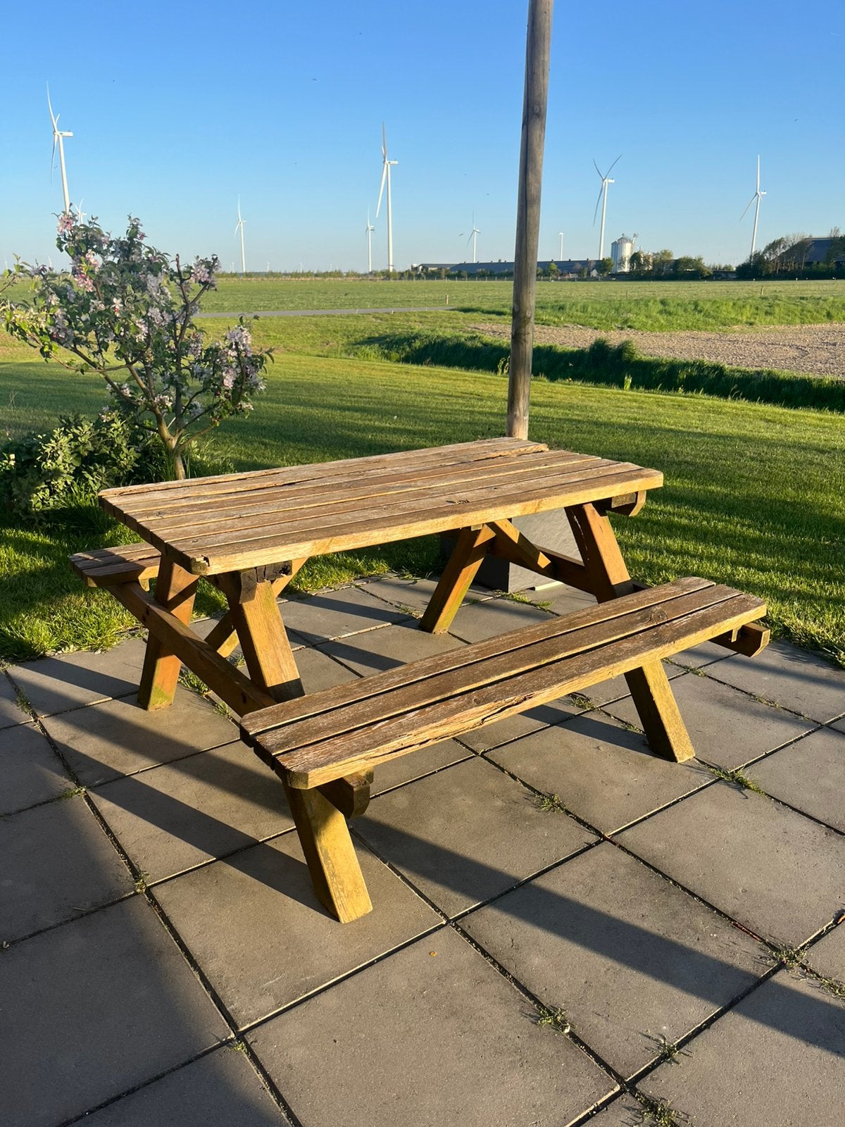 Houten Picknicktafel - Gratis, Ophalen, Gebruikt, Rechthoekig, Hout